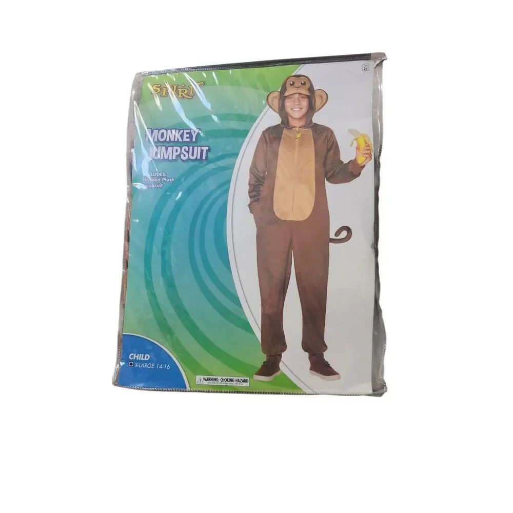 Sprit Halloween Monkey Jumpsuit Child X-Large
